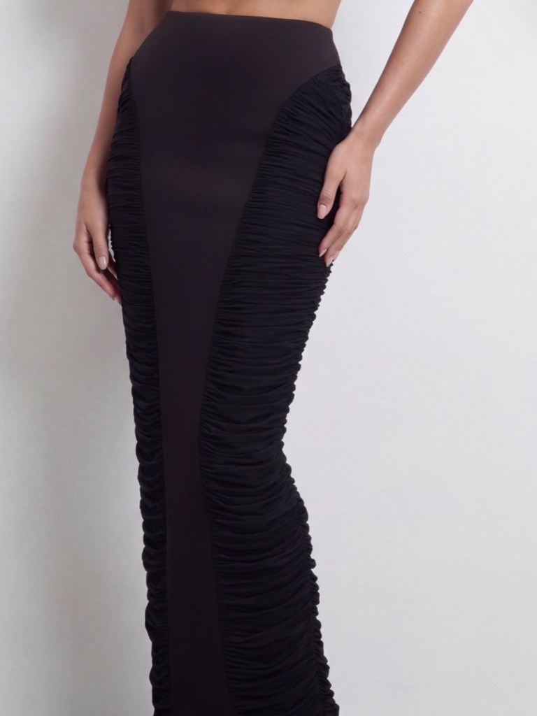 Heiress Beverly Hills Ruched-Maxi Skirt
